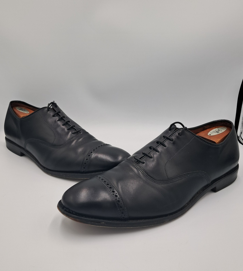Size 13 - Allen Edmonds Fifth Avenue Cap-Toe Oxford Black Leather